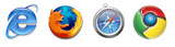 Internet Explorer, Firefox, Safari, and Chrome Compatibility